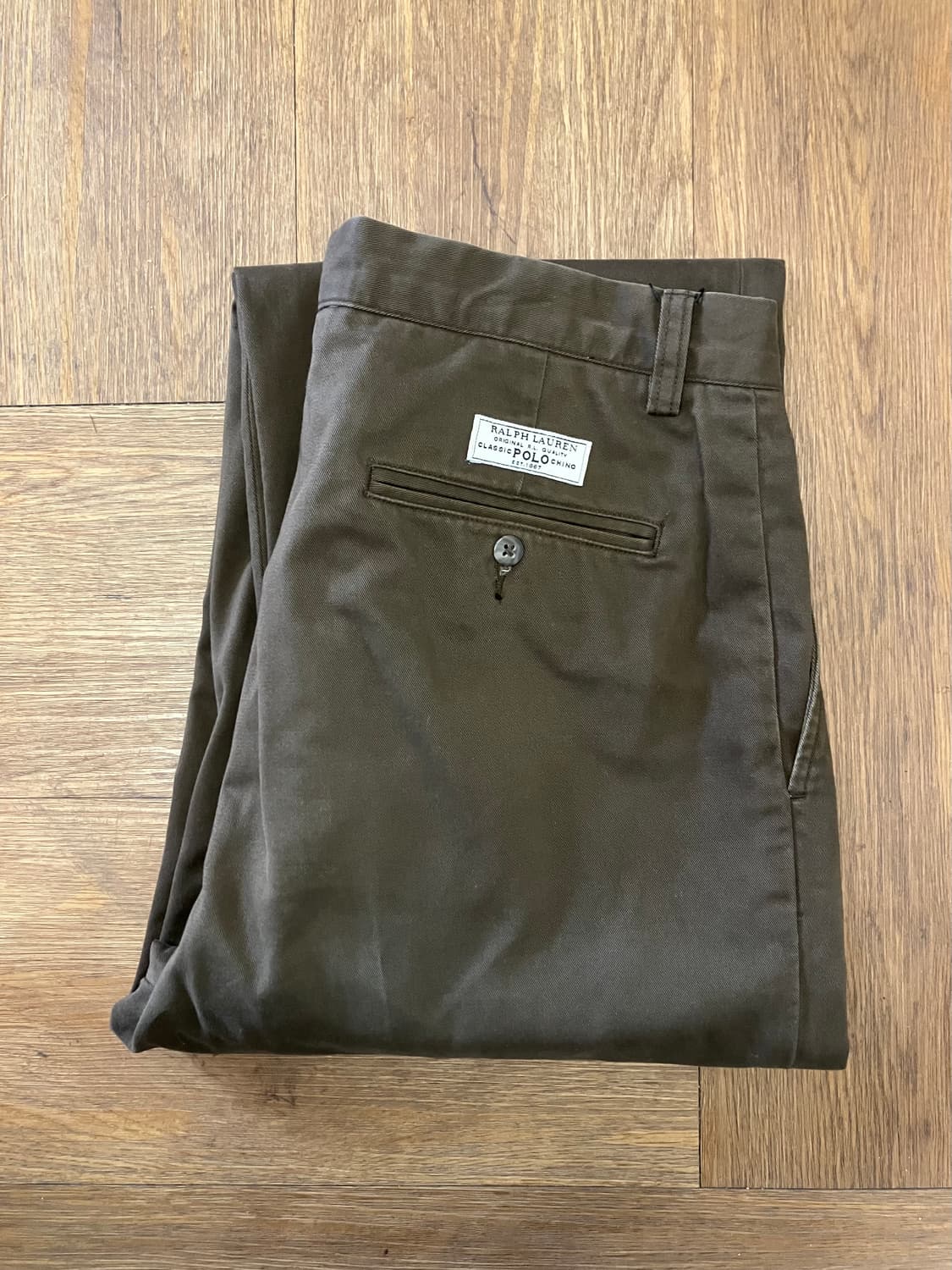 N130 폴로 치노팬츠 다크브라운 상품이미지1