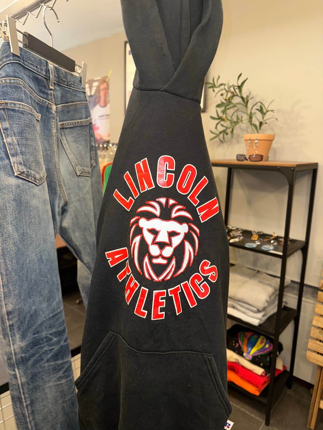 90‘s Russell Athletic Lincoln hoodsweat 상품이미지4