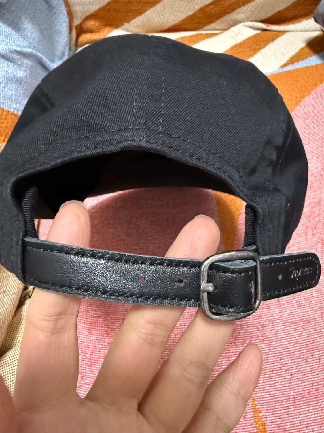 슈프림 캠프캡 블랙 상품이미지4