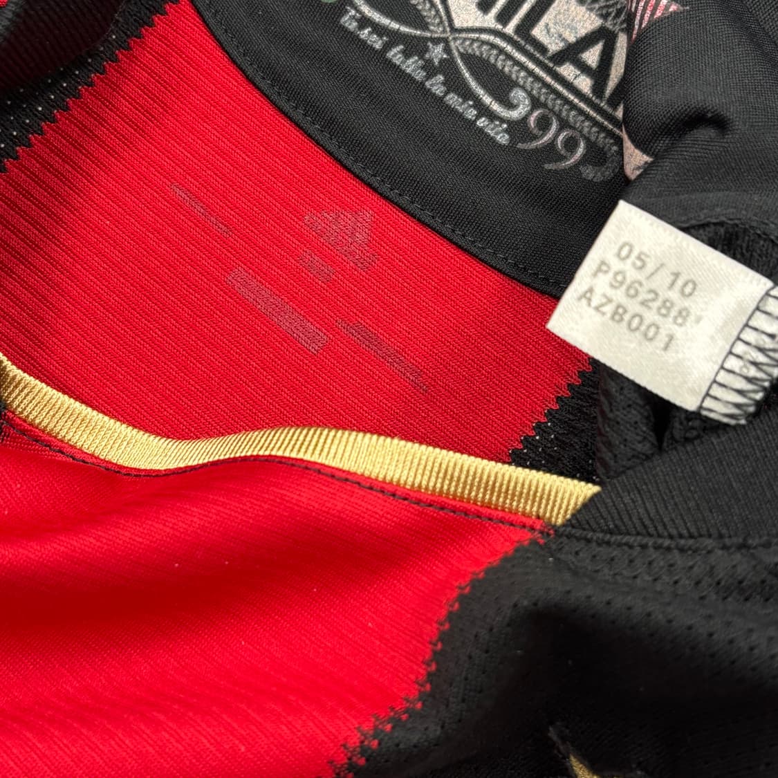 아디다스 10 11 AC밀란 홈 호나우지뉴 유니폼 상품이미지4