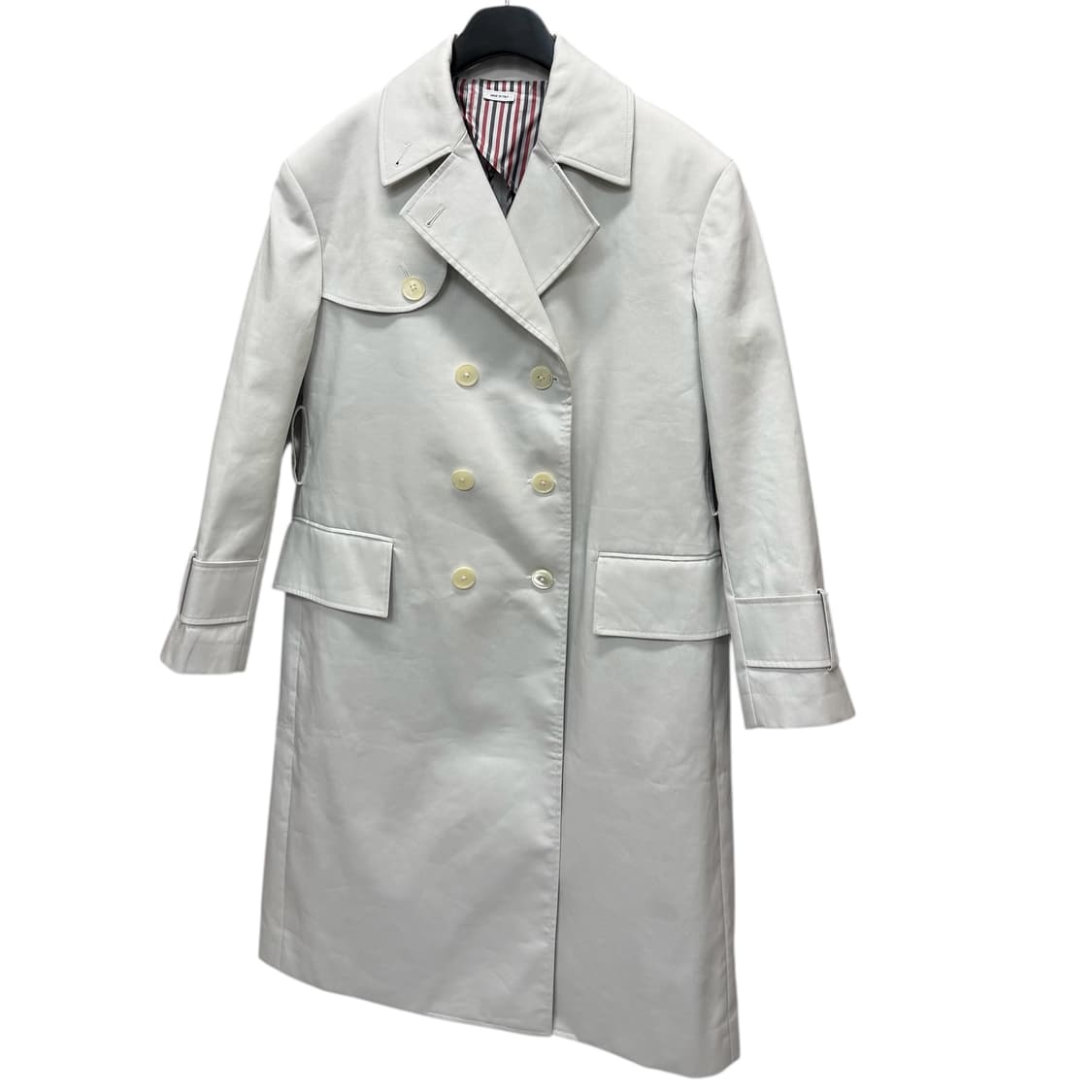톰브라운 RWB 커프스 매킨토시 벨트 트렌치 코트 ( 88 ) 상품이미지4