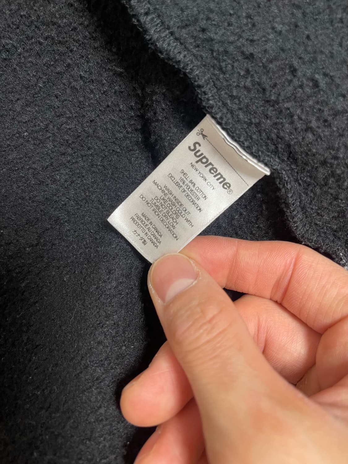 슈프림 s로고 후드집업 블랙 L 상품이미지6