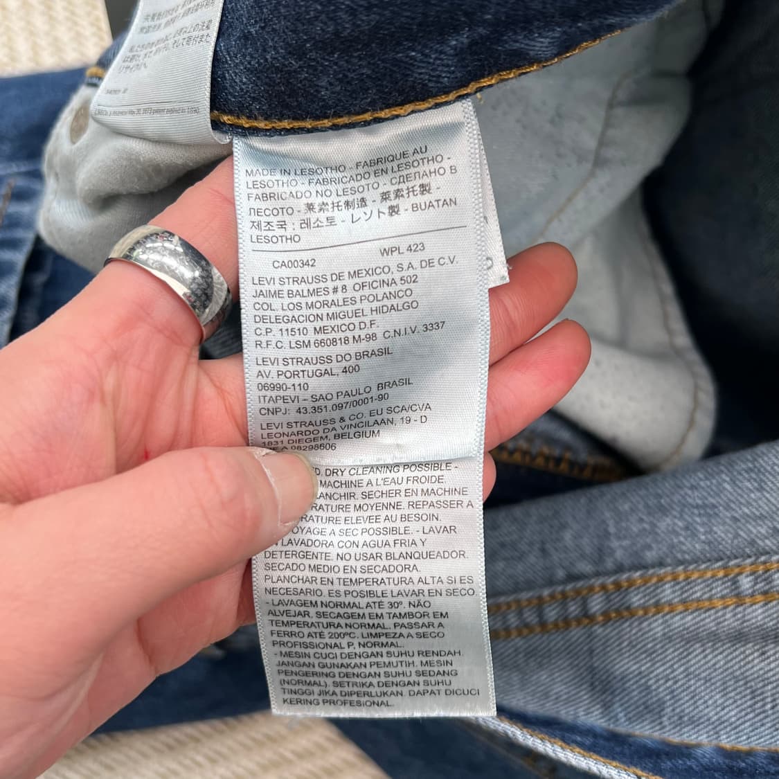 리바이스 505 데님팬츠 r2207 상품이미지7