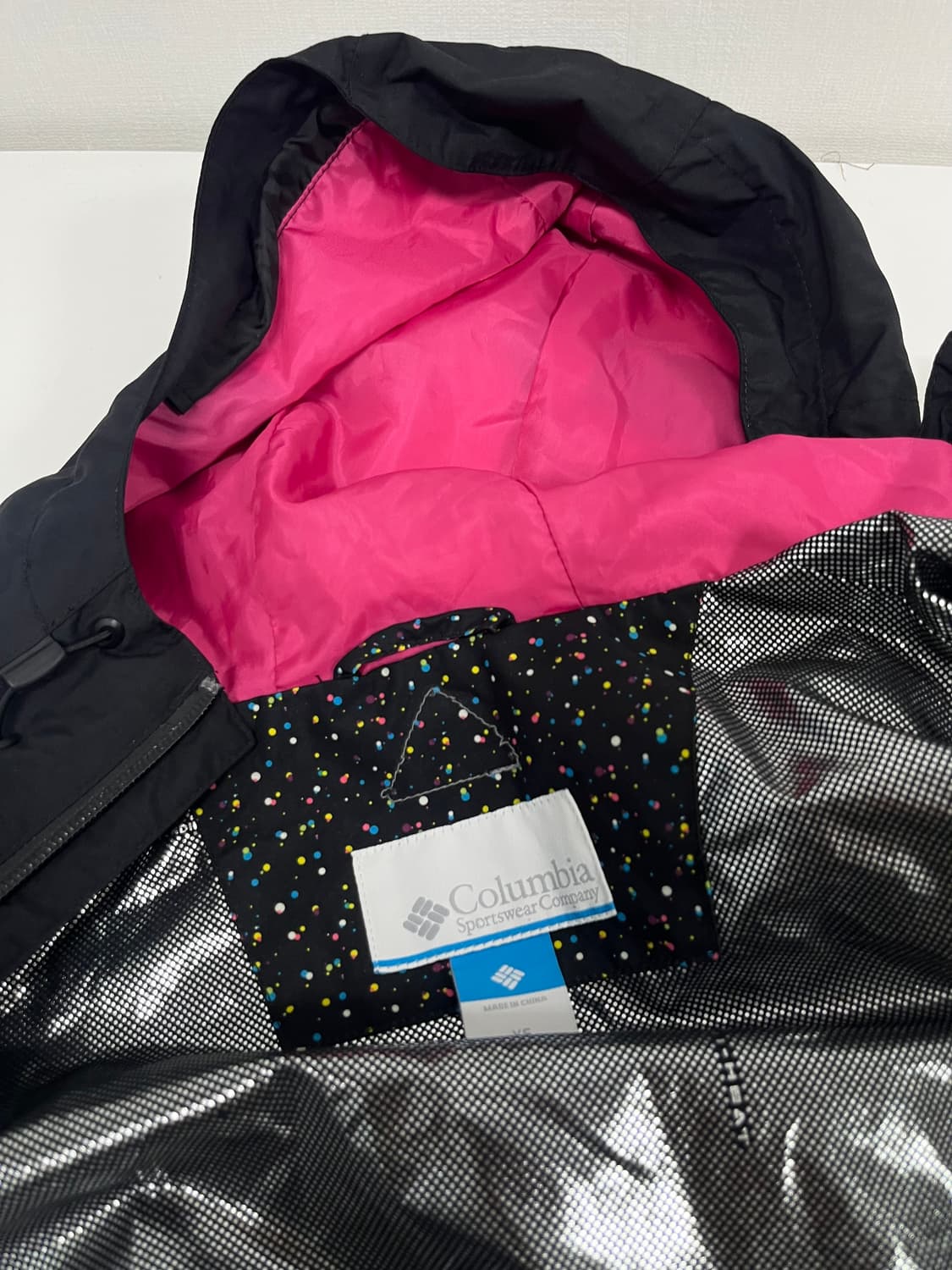 [xs] 컬럼비아 일본판 땡땡이 바람막이 상품이미지4