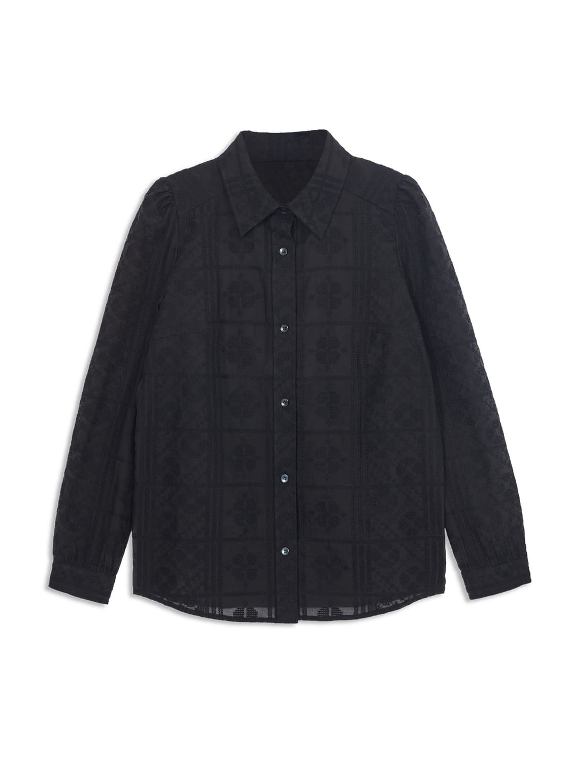 Cosmoss 퍼프 레이스 셔츠 상품이미지1