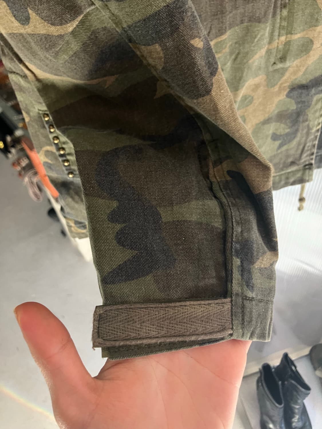 밀리터리 스터드 오버핏 자켓 상품이미지5