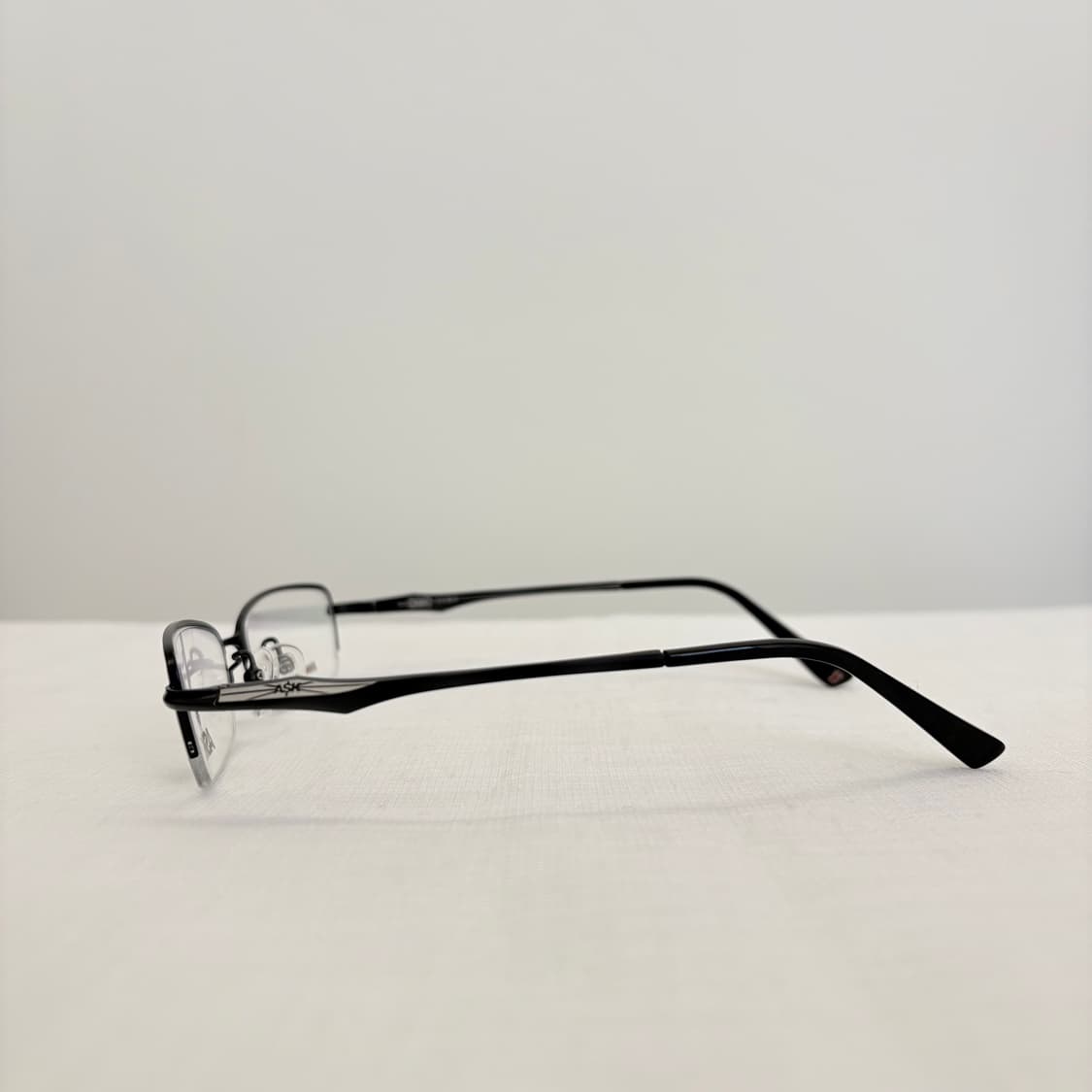 Ask 사각 반무테 빈티지 안경 상품이미지4