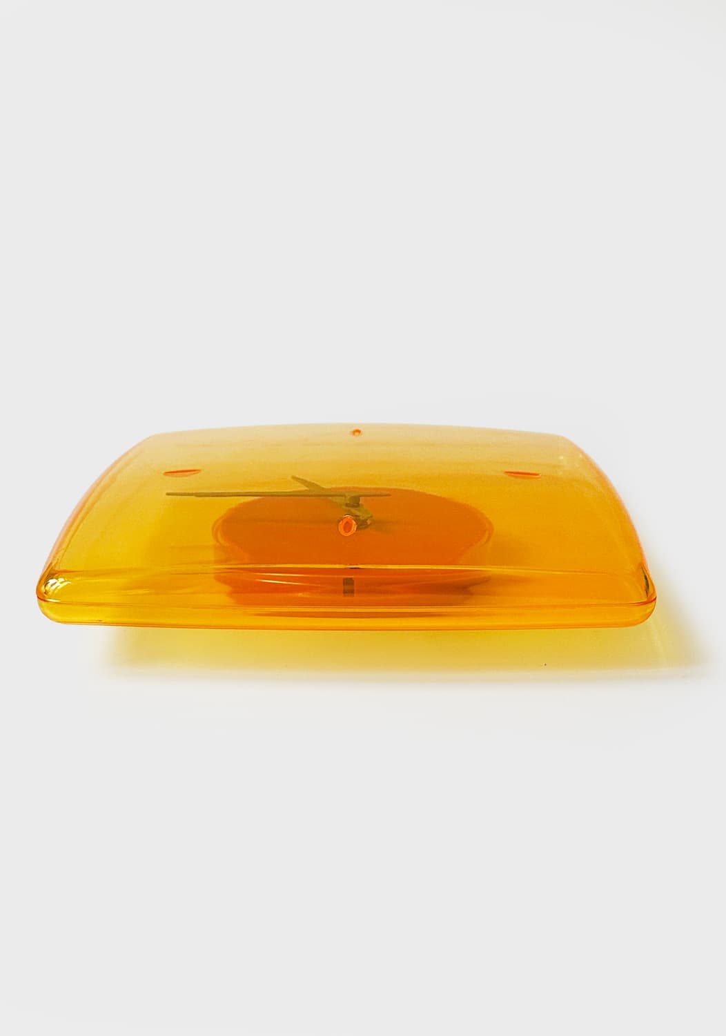 vintage ikea 90's orange wall clock 상품이미지6