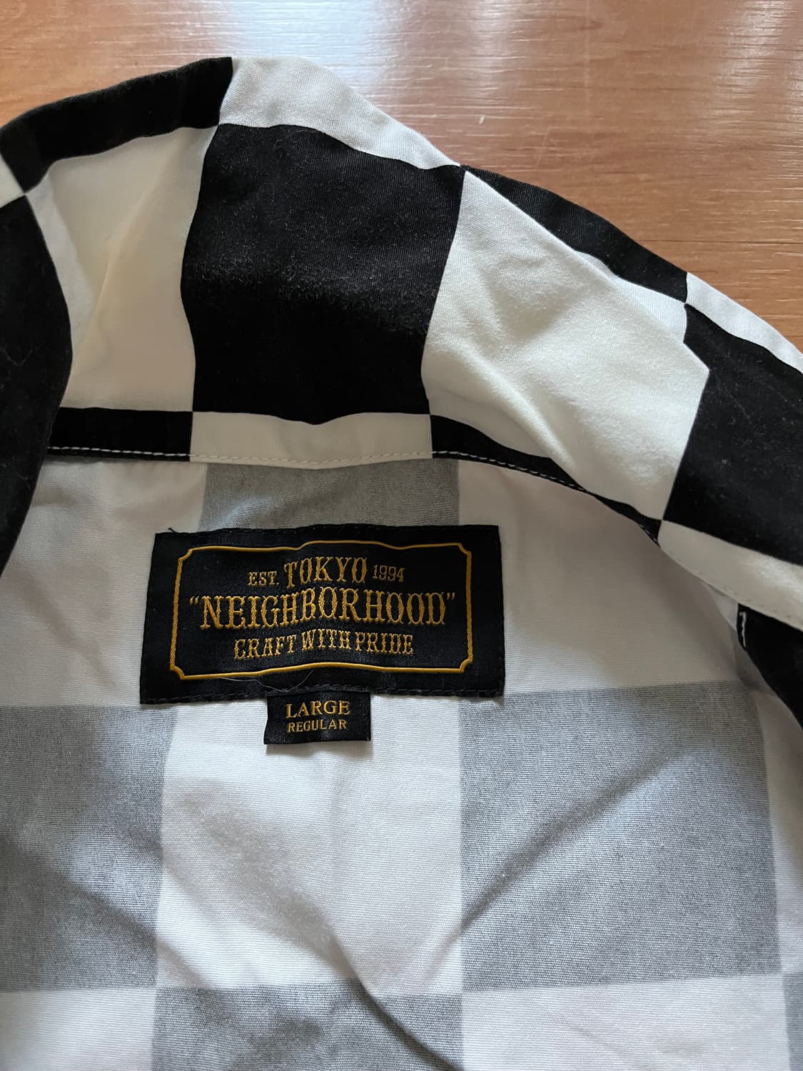 Neighborhood 체커보드 반팔셔츠 상품이미지4