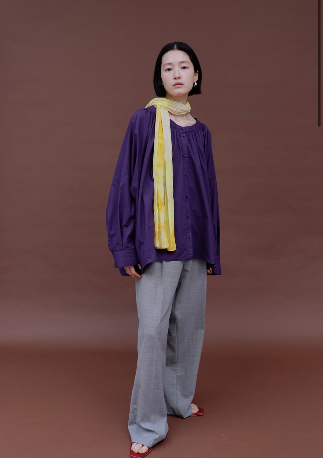 에토스 프린트 스카프 ethos printed scarf 상품이미지4