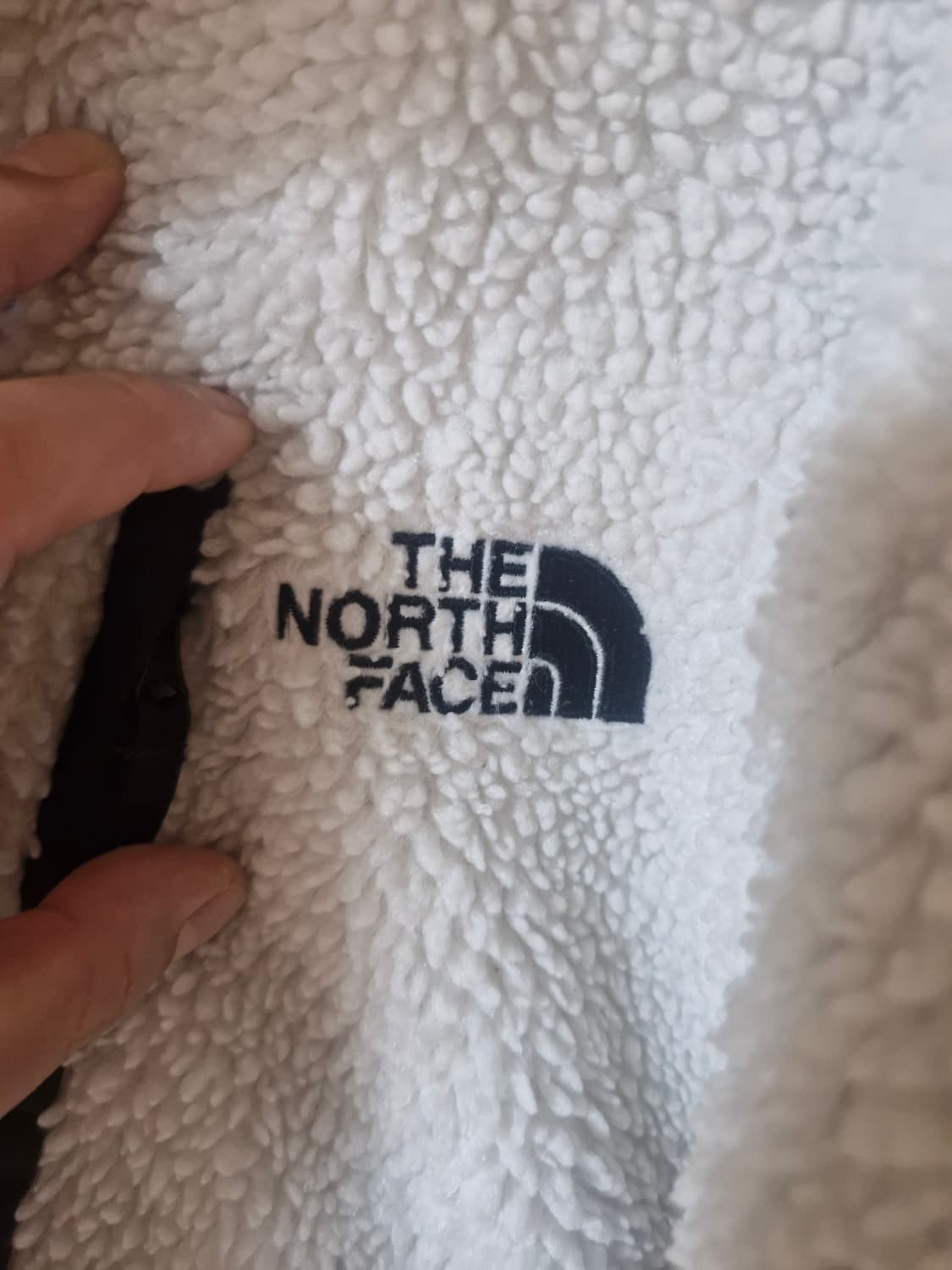 노스페이스 양털 뽀글이 후리스 집업 화이트 M 상품이미지3