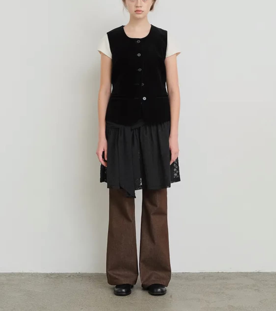 버뮬라 레이스 레이어드 스커트 상품이미지1