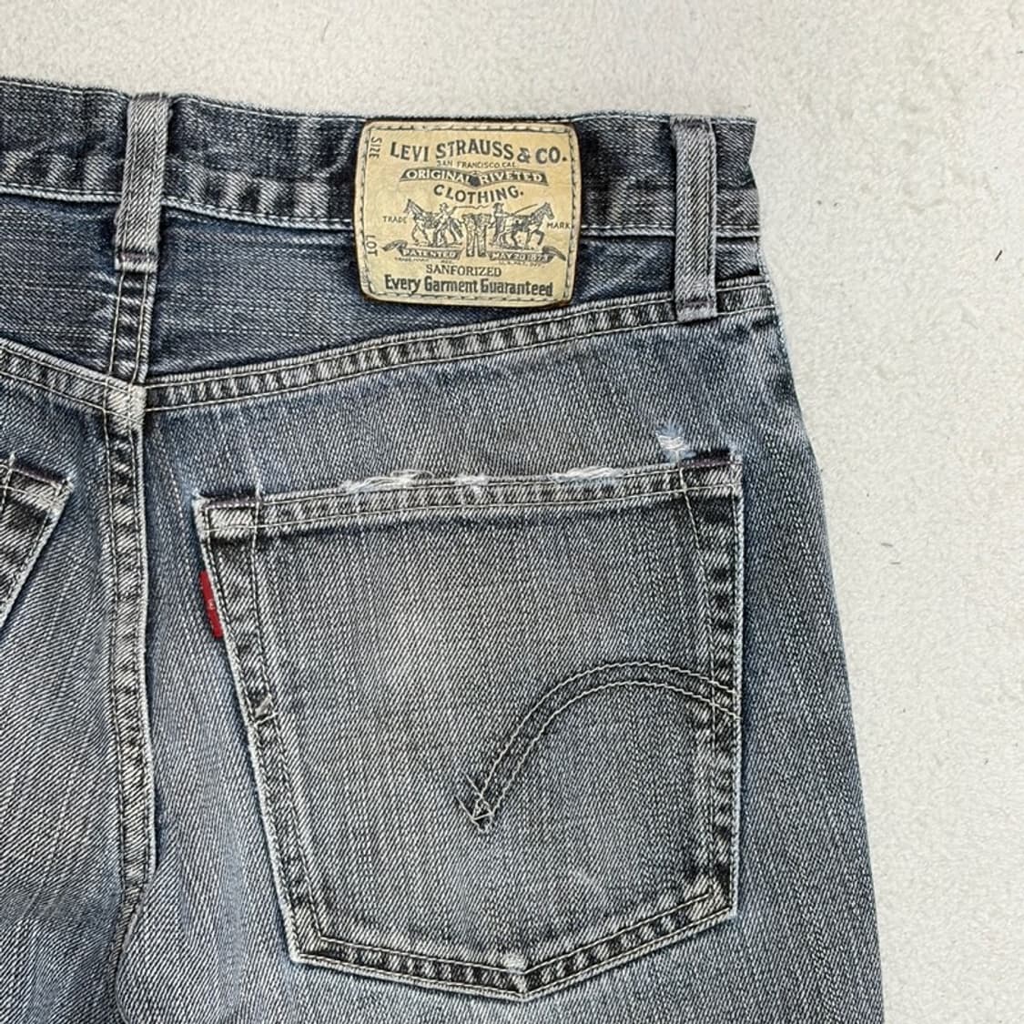 LEVI'S 502 그레이 진 30-33 상품이미지6