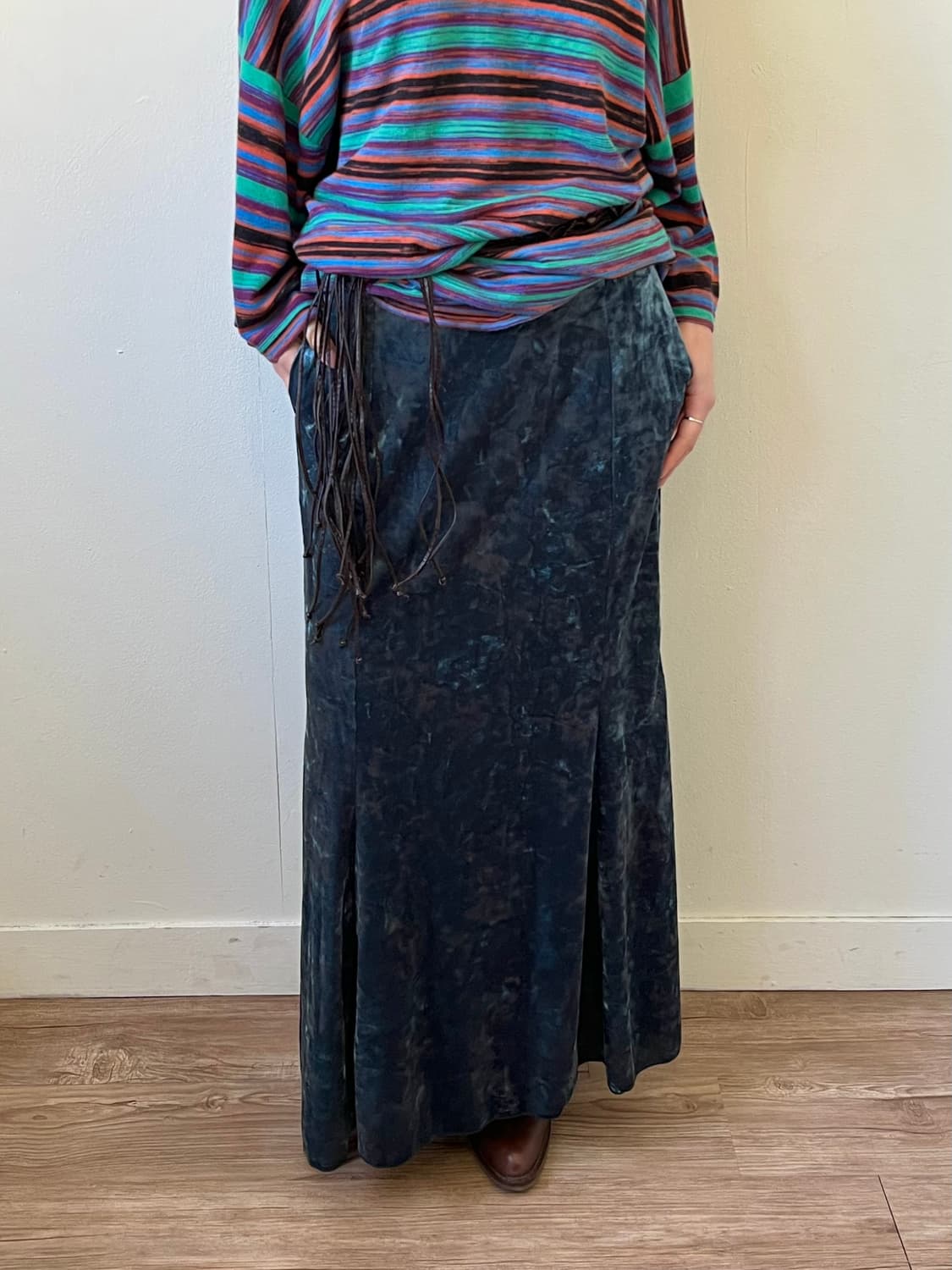 LEPSIM 오로라 벨벳 스커트 상품이미지5