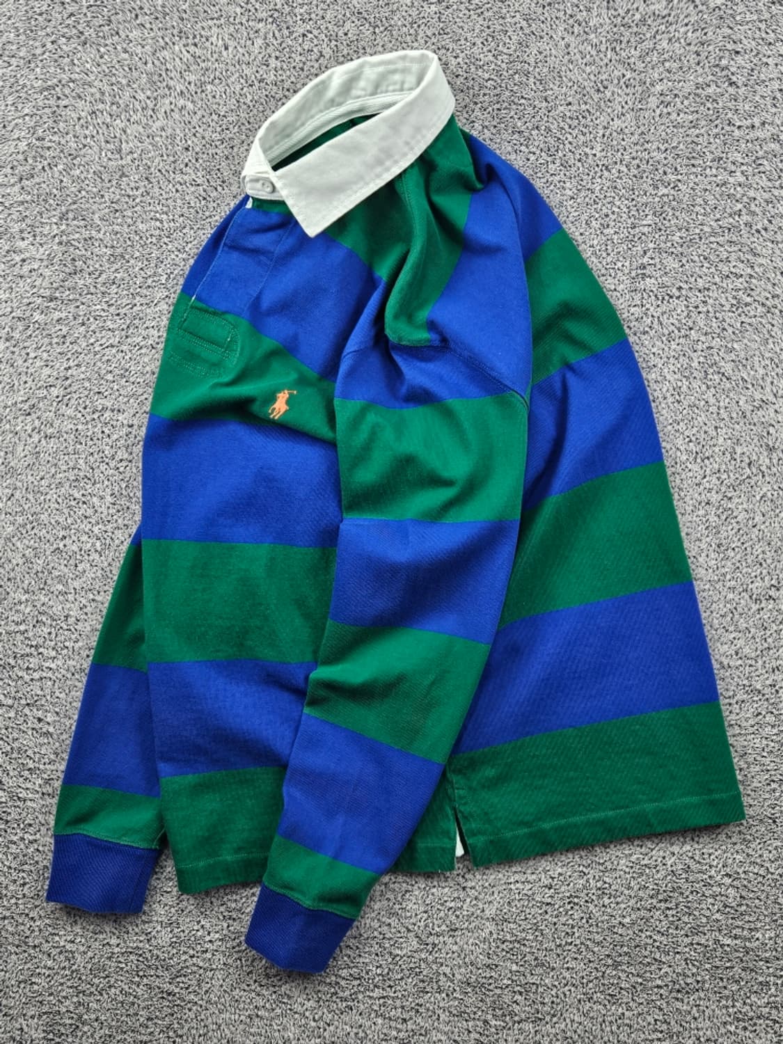 폴로랄프로렌 클래식 핏 스트라이프 럭비 티셔츠 ( S ) / 11659 상품이미지3