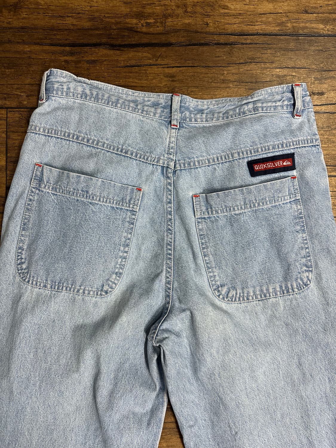90s Quiksilver 연청 루즈핏 데님 29사이즈 상품이미지2