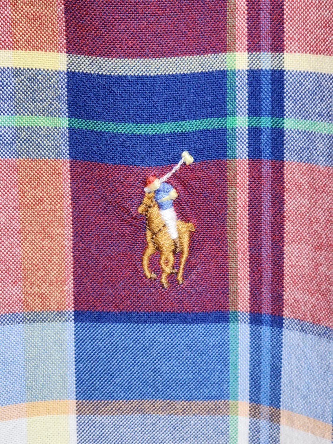 (XL) 랄프로렌 폴로 남방 체크 셔츠 로고 캐주얼  상품이미지4