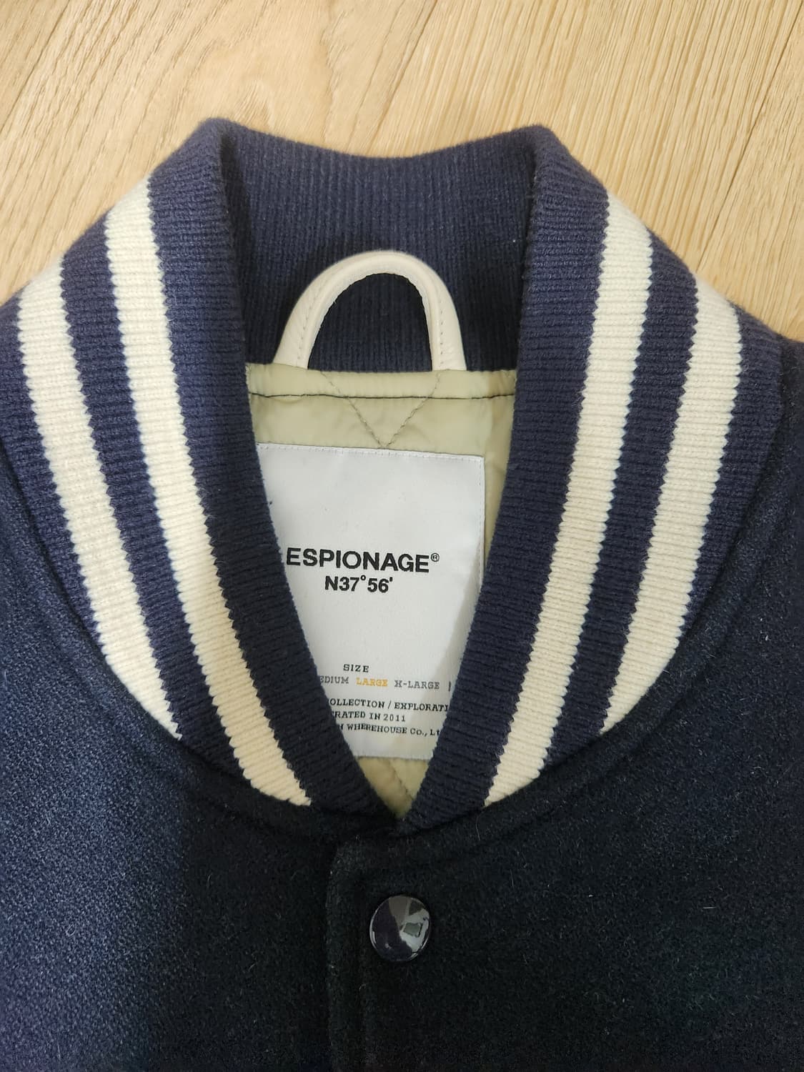 에스피오나지 울 바시티 자켓 판매 상품이미지2