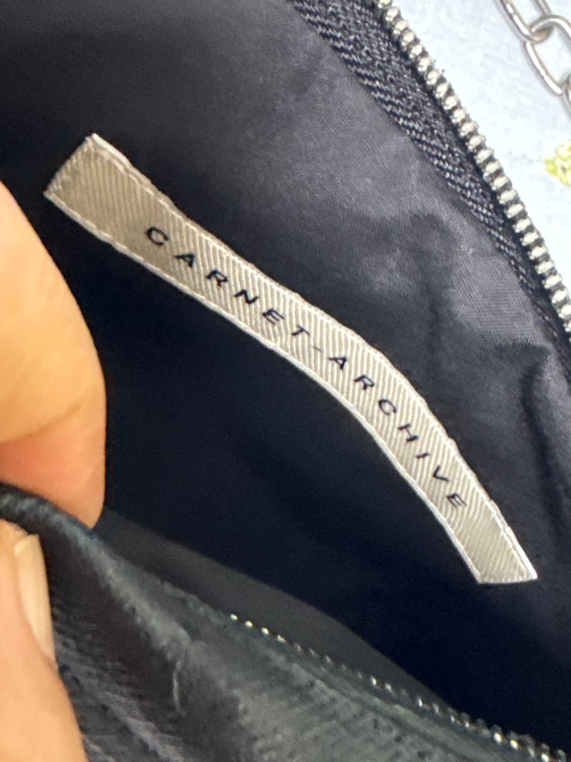 카르넷아카이브 오일 체인 숄더 백 상품이미지7