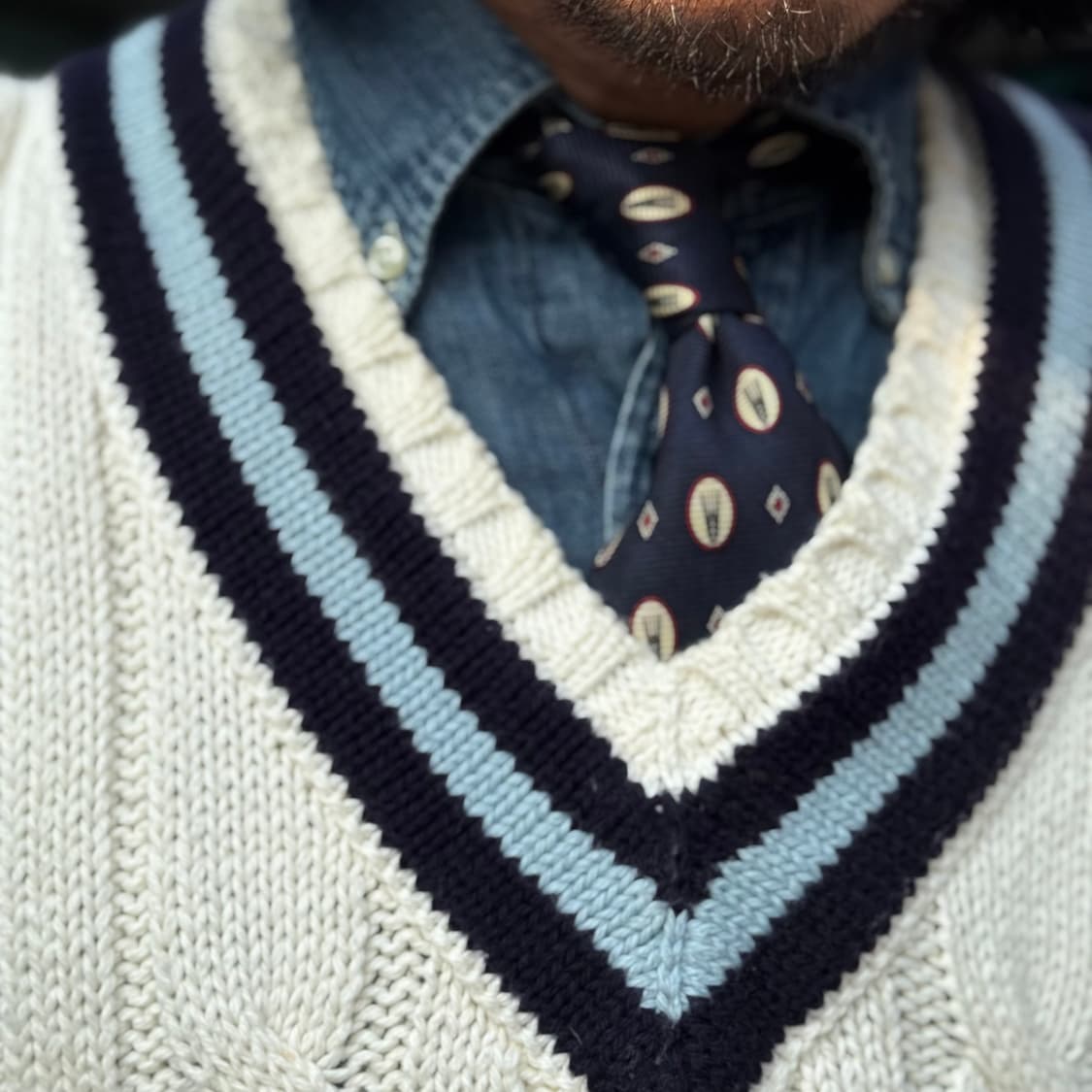 폴로 랄프로렌 크리켓 울 베스트 M 상품이미지9