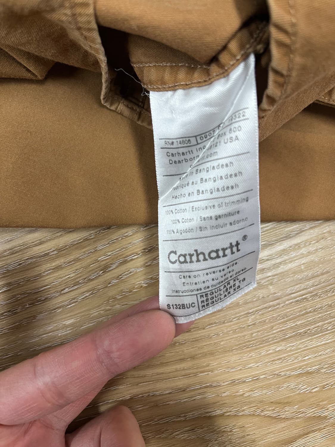 칼하트 반팔 워크셔츠 상품이미지4