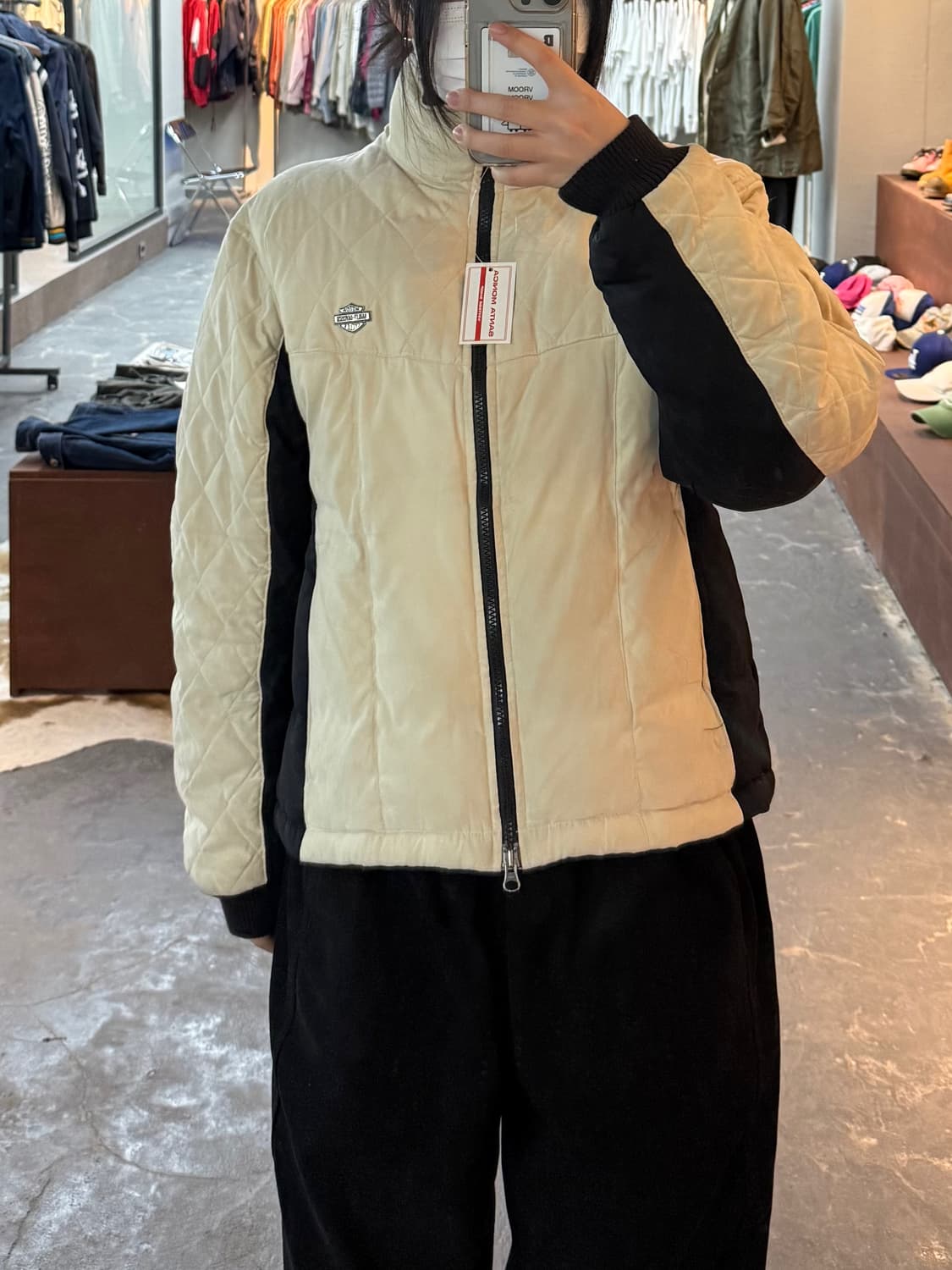 할리 데이비슨 퀄팅 다운 페더 푸퍼 자켓 H2027 상품이미지1