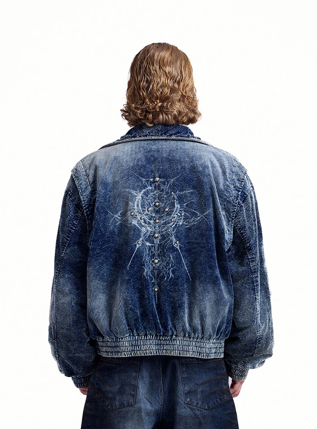 Sunwashed Embroidered Cropped Hoodie  상품이미지5