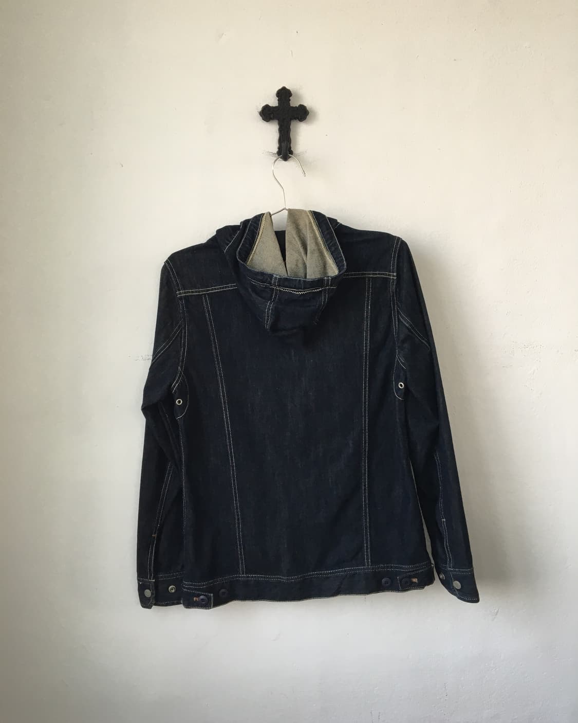 Stitch point hood denim jacket 상품이미지3
