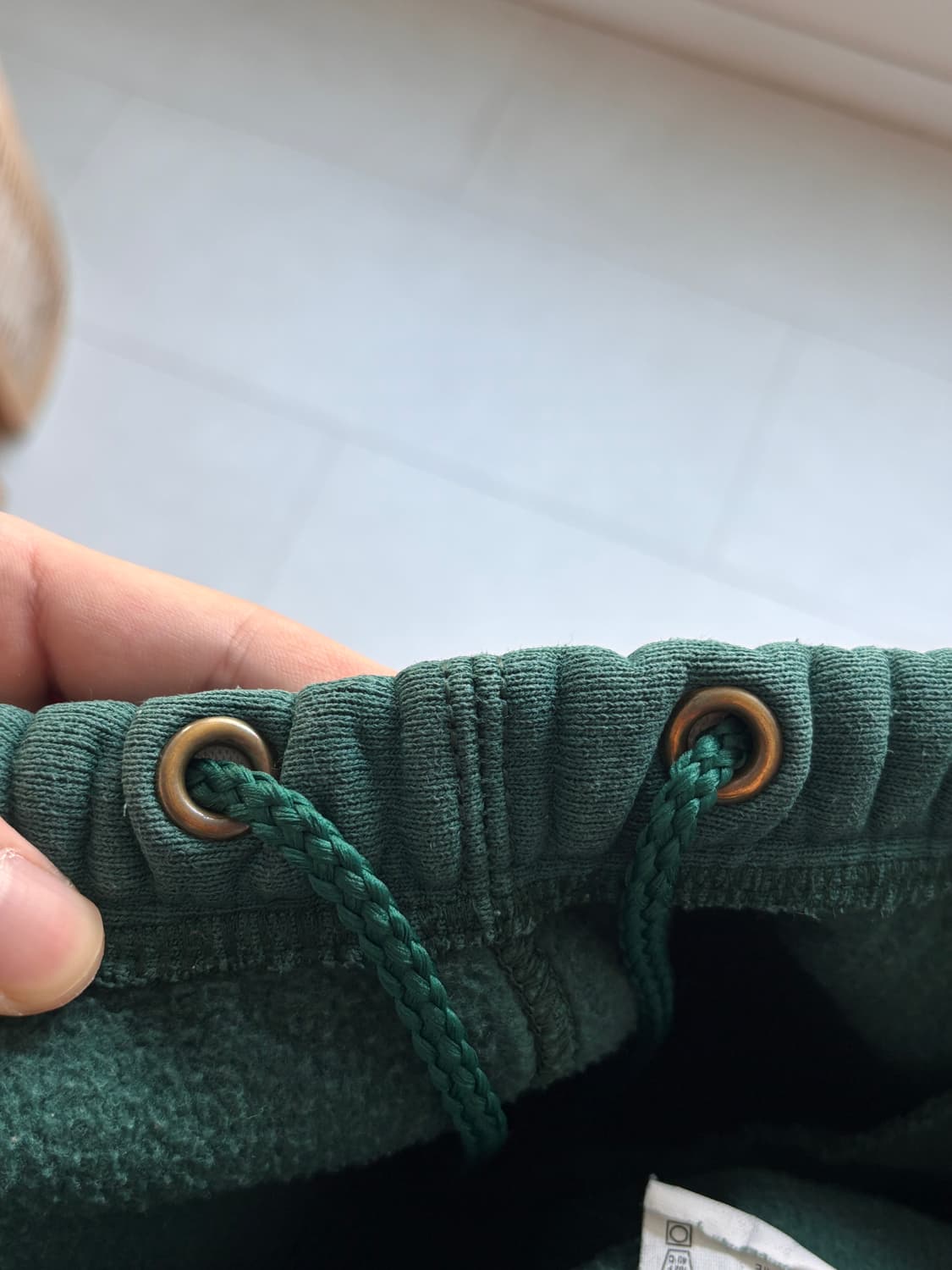 MADE IN USA 캠버 스웻팬츠 그린 L 상품이미지5