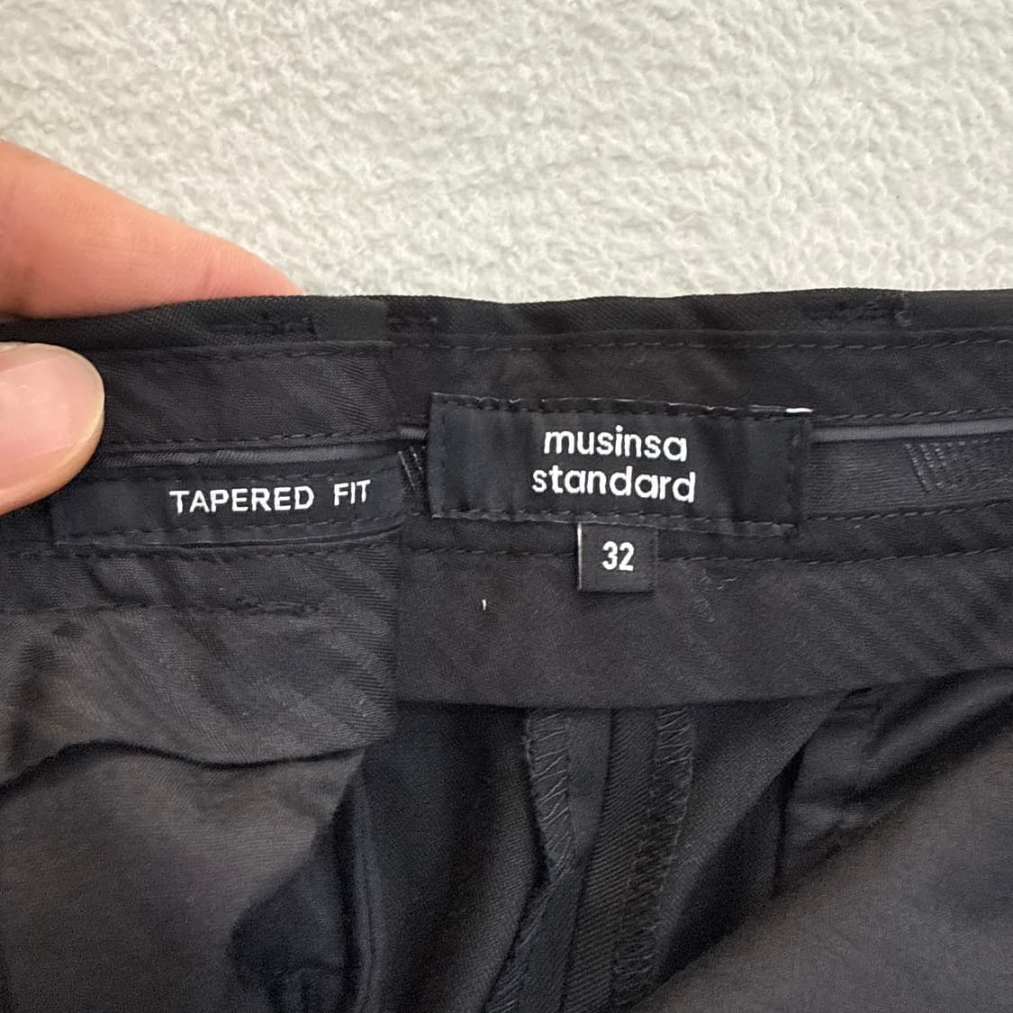 32 새상품 무신사 테이퍼드핏 슬랙스 0326T 상품이미지4