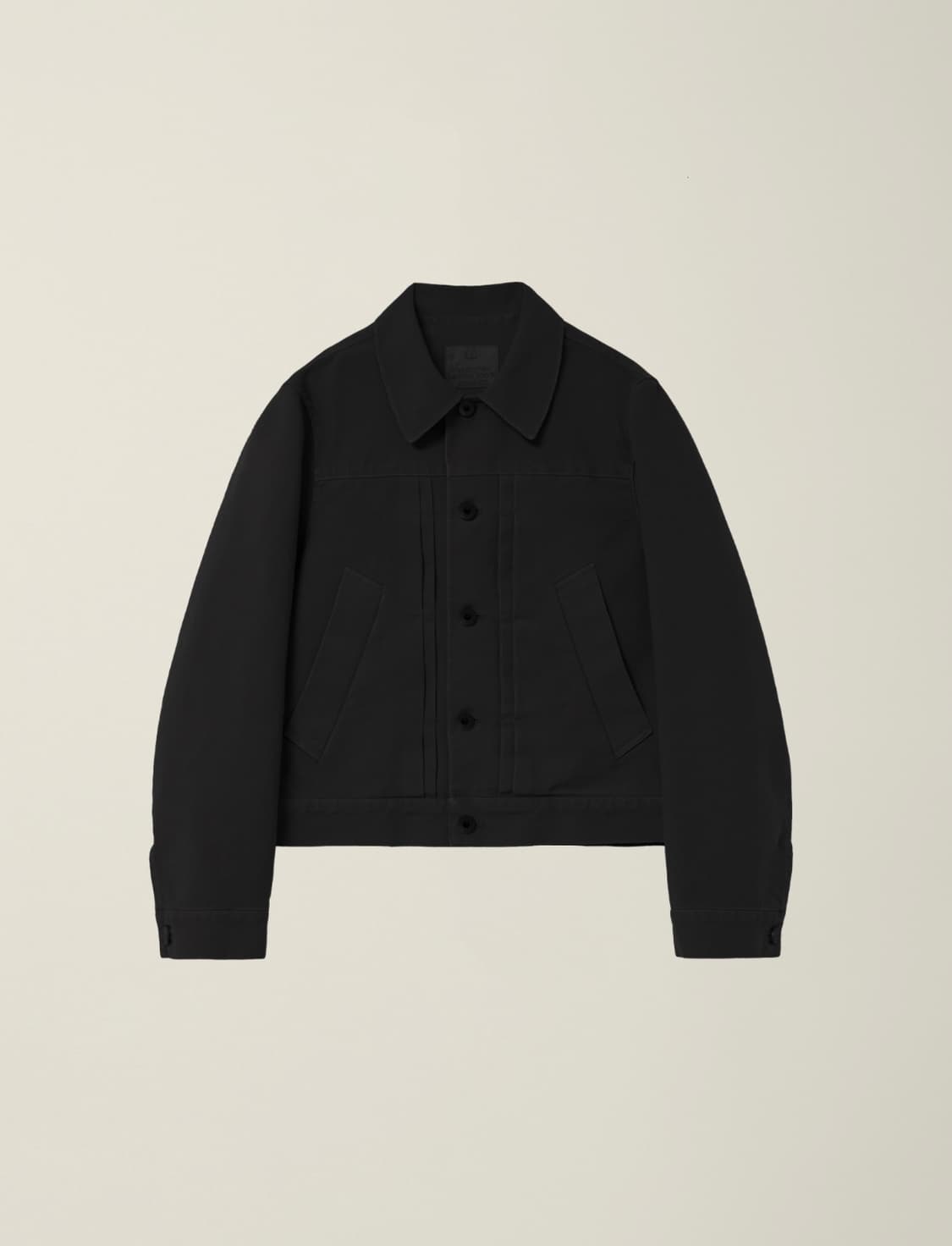 누마레 EE GARMENT DYED TRUCKER JACKET BLACK 상품이미지1