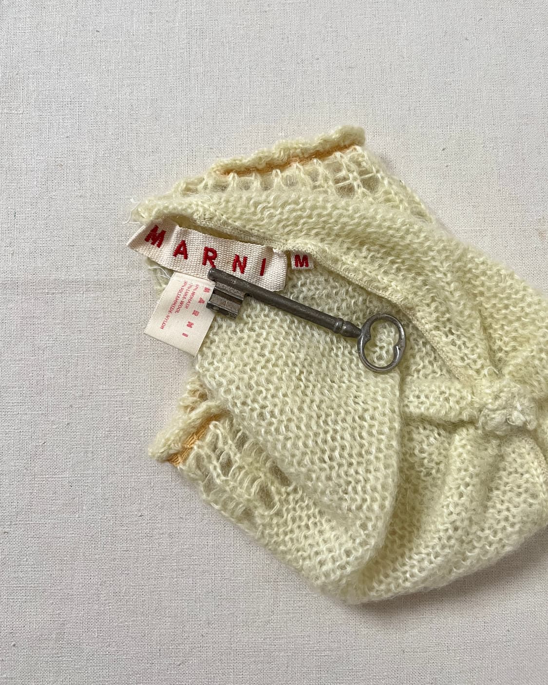 마르니 핸드니트 모헤어 비니 marni 크로셰 비니 상품이미지5
