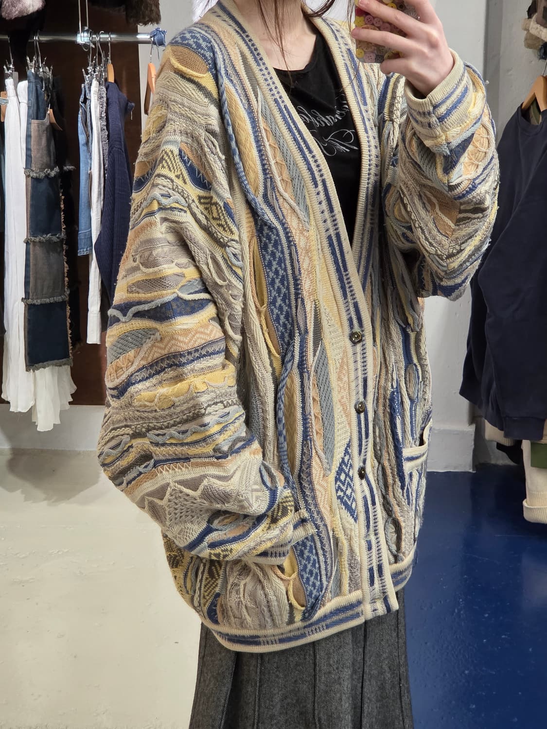 Coogi 쿠지 오스트레일리아 케이블 가디건 상품이미지3