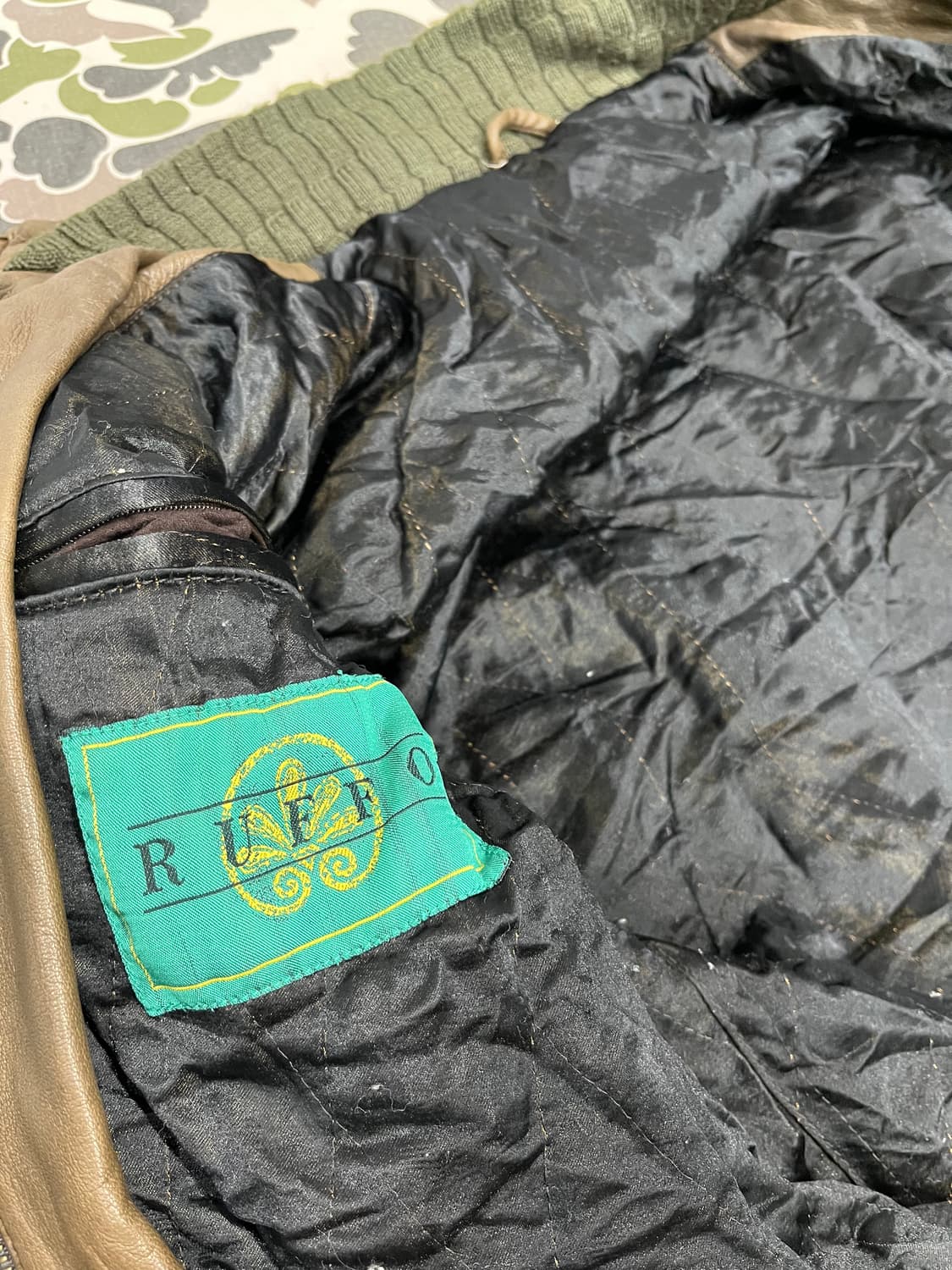 RUFFO 레더 봄버자켓 상품이미지9