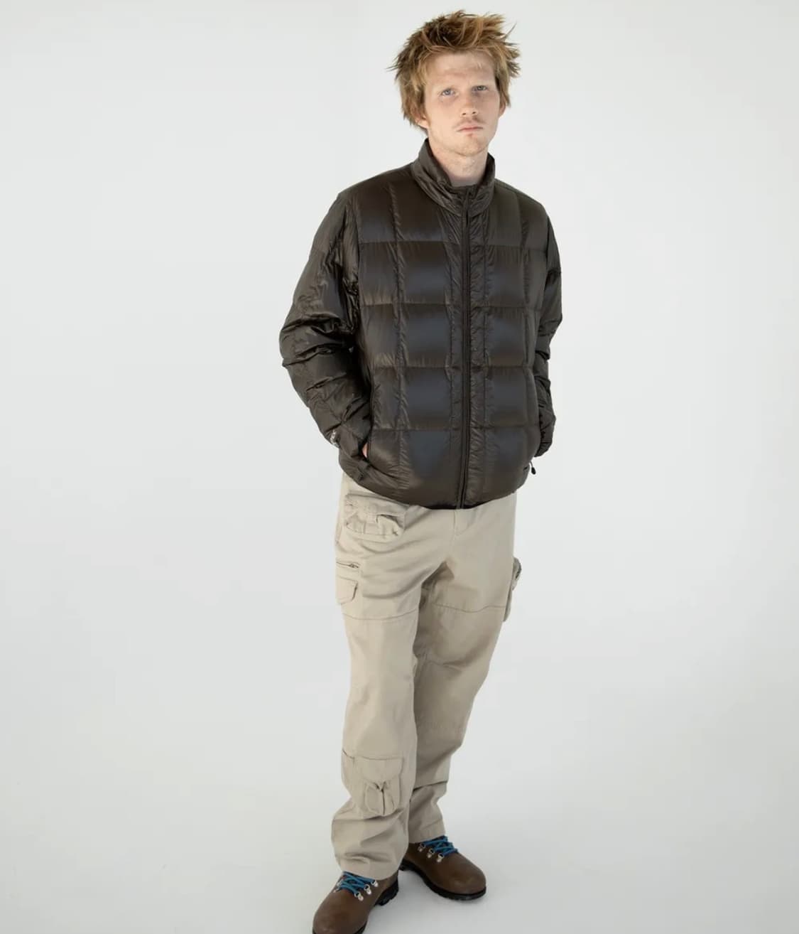 PERTEX® Light Down Jacket Brown Black 상품이미지1