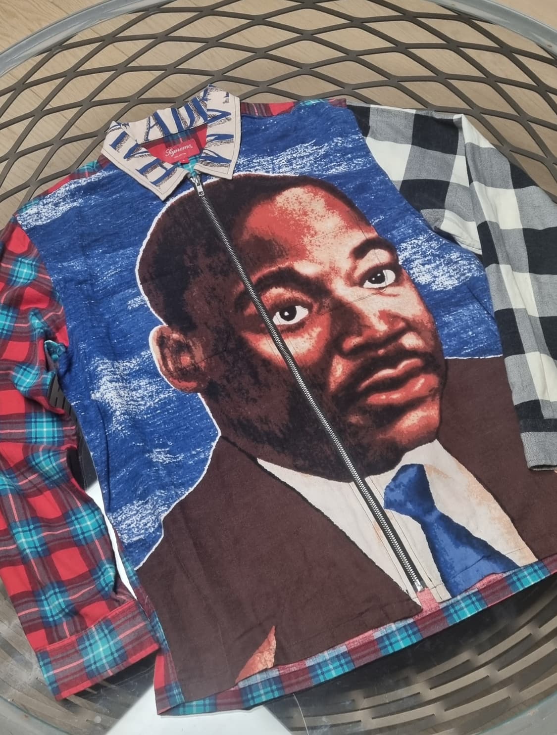 Supreme
 MLK Zip Up Flannel 셔츠 상품이미지1