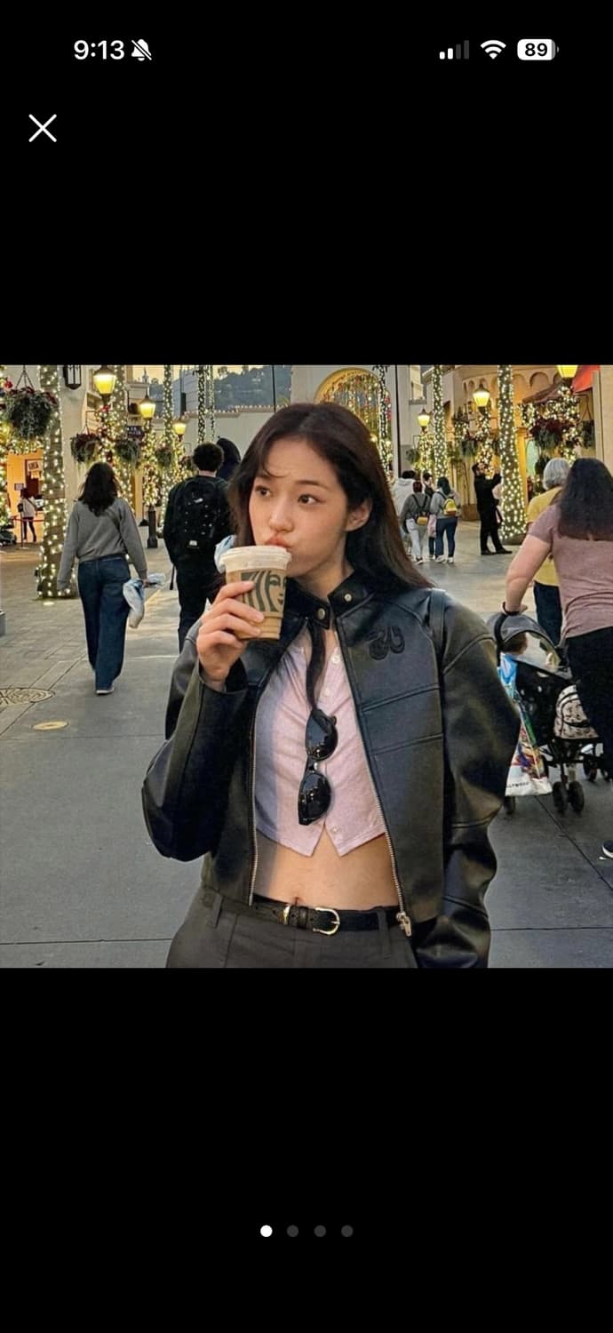 answersisyes 엔써이즈예스 시그널 베지터블 레더 점퍼 블랙 새상 상품이미지1