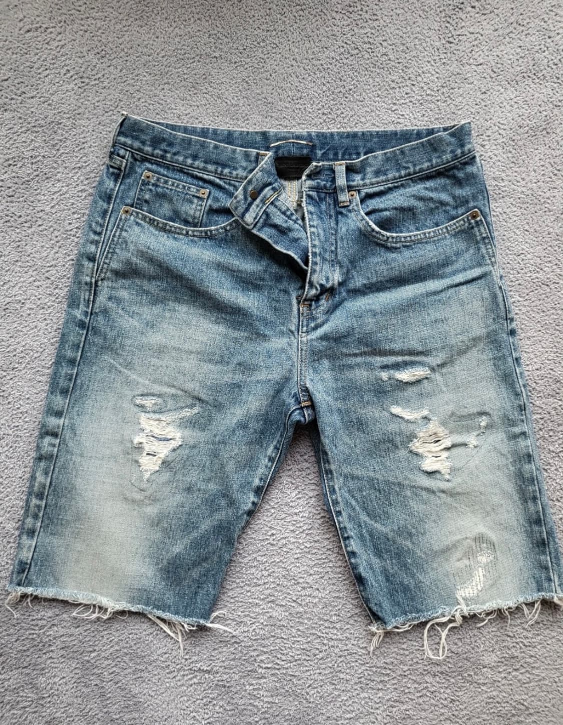 생로랑 데님 숏팬츠 32 상품이미지1