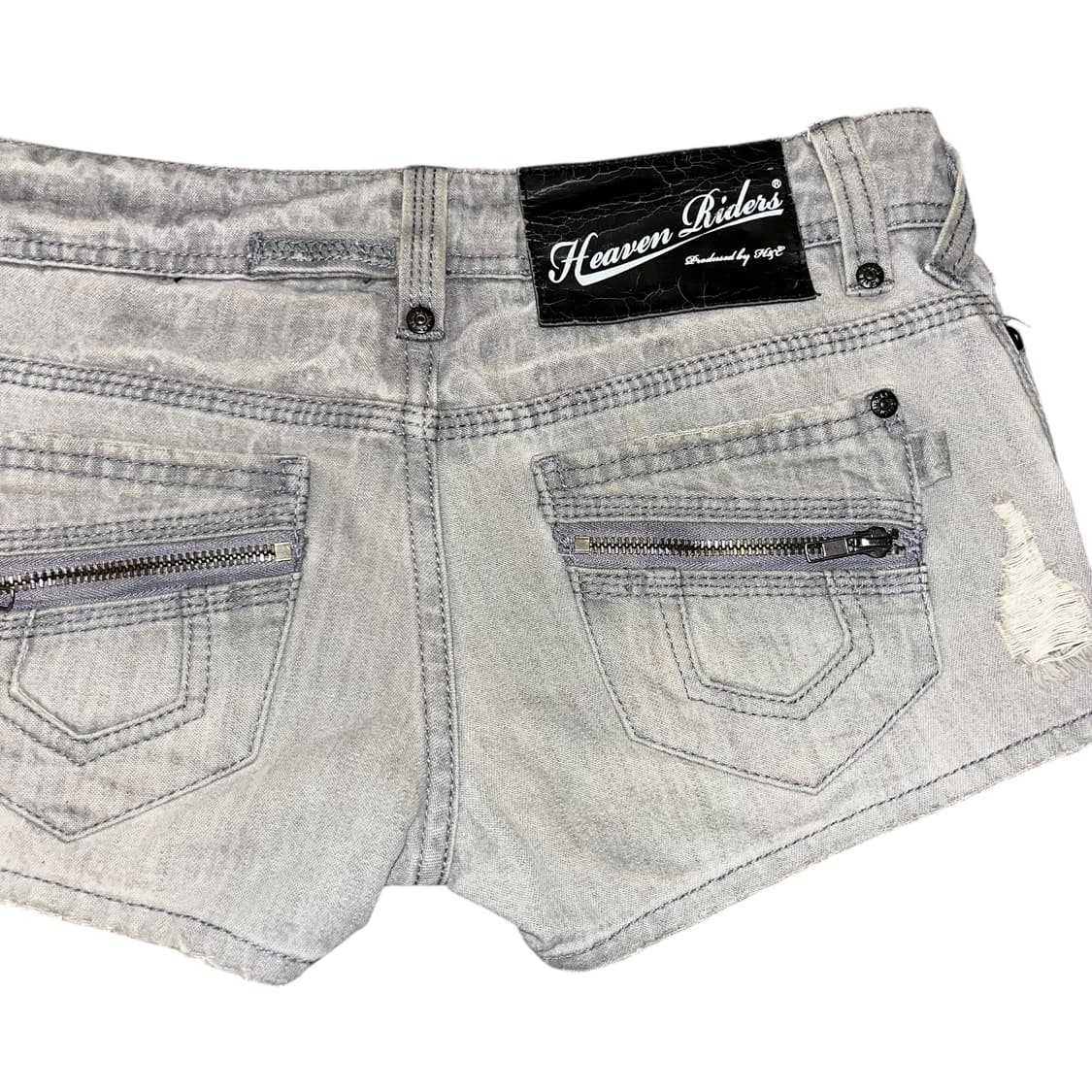 HEAVEN and Earth 헤븐앤얼스 데미지 숏 팬츠 갸루y2k 상품이미지4