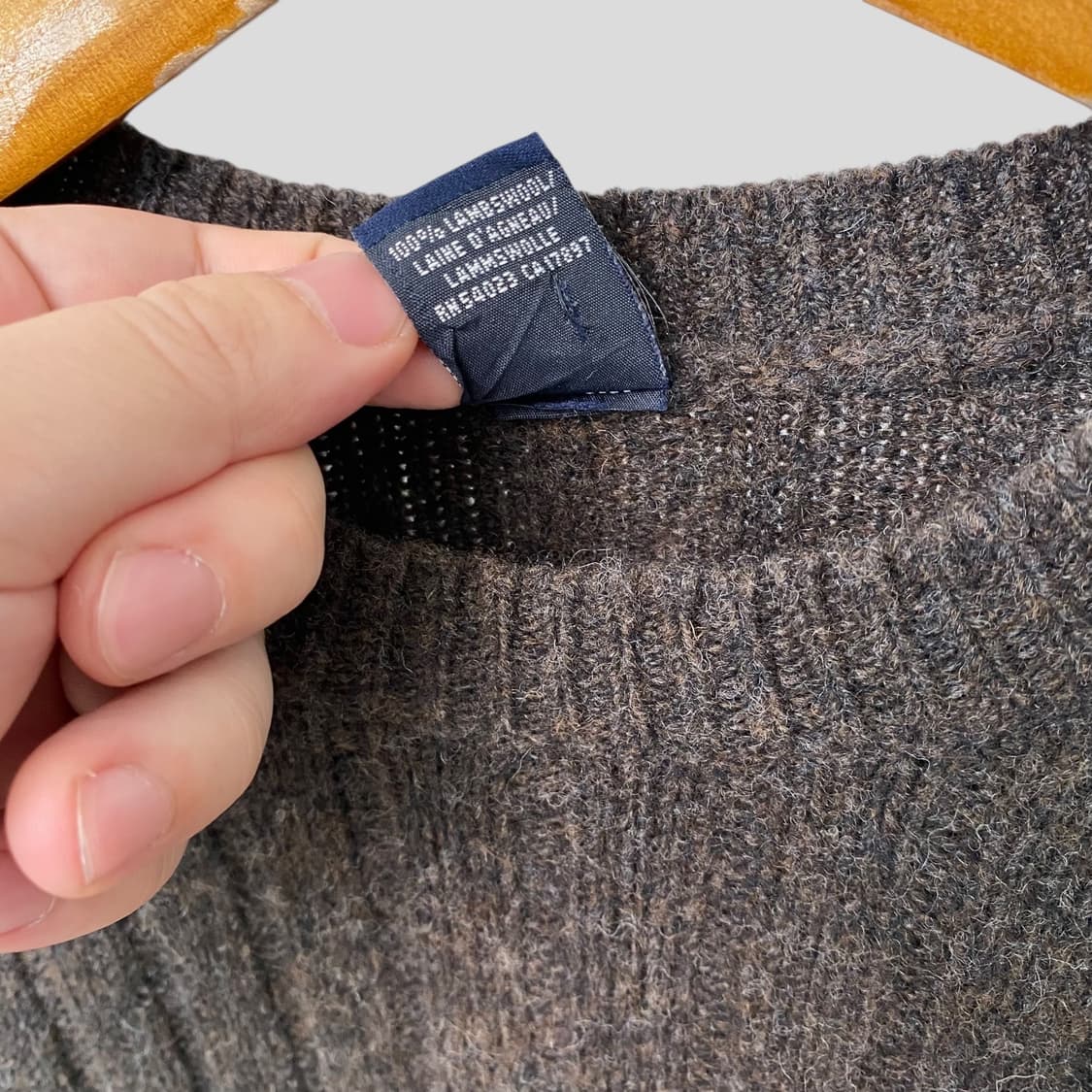 (S)GAP 갭 램스울 크루넥 스웨터 상품이미지4