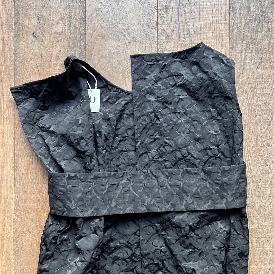 Volume Texture Apron One Piece 상품이미지9