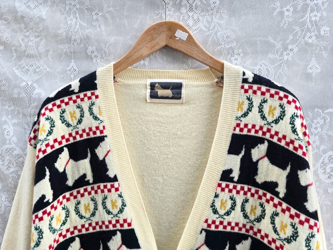 90s 칼 헬무트 니트 가디건 상품이미지2