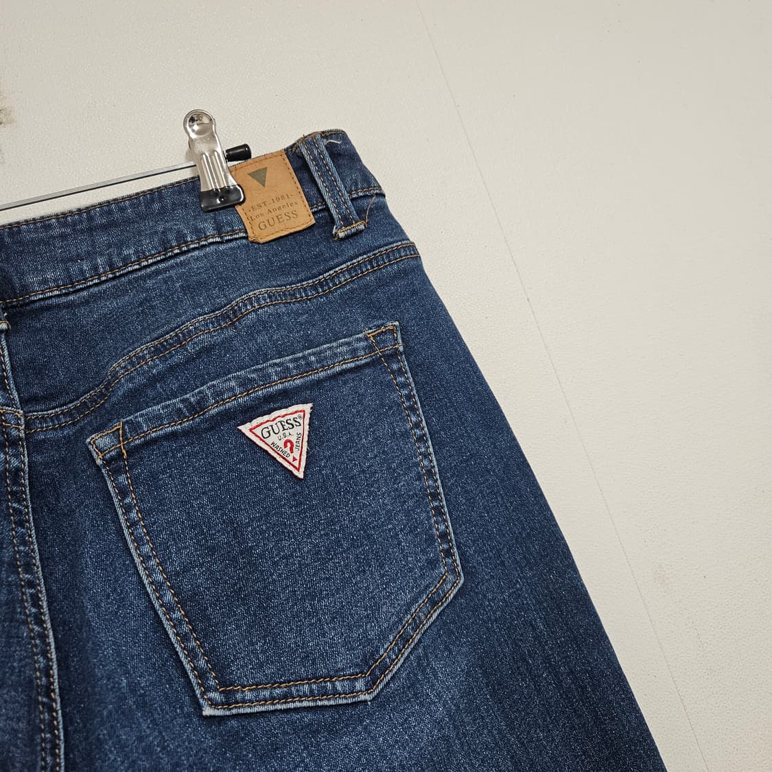 게스 기모 스판 청바지 데님팬츠 31 상품이미지3