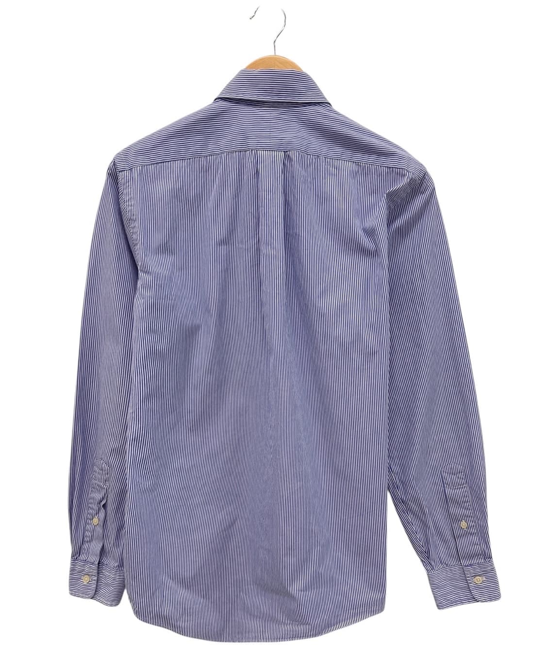 폴로 클래식핏 스트라이프 셔츠 화이트&블루네이비 (S) 상품이미지6