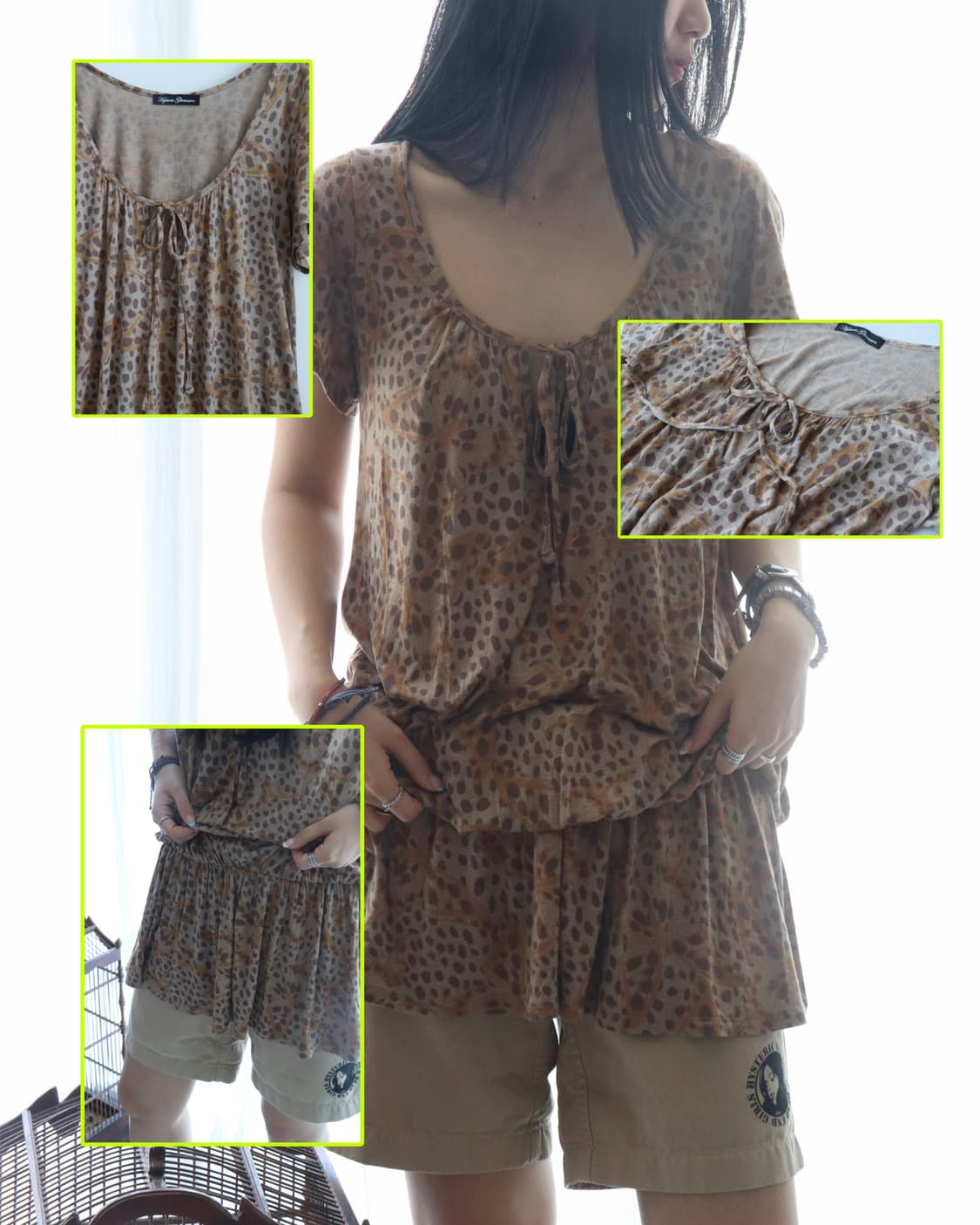 [Hysteric Glamour] Leopard Tunic Dress 상품이미지9