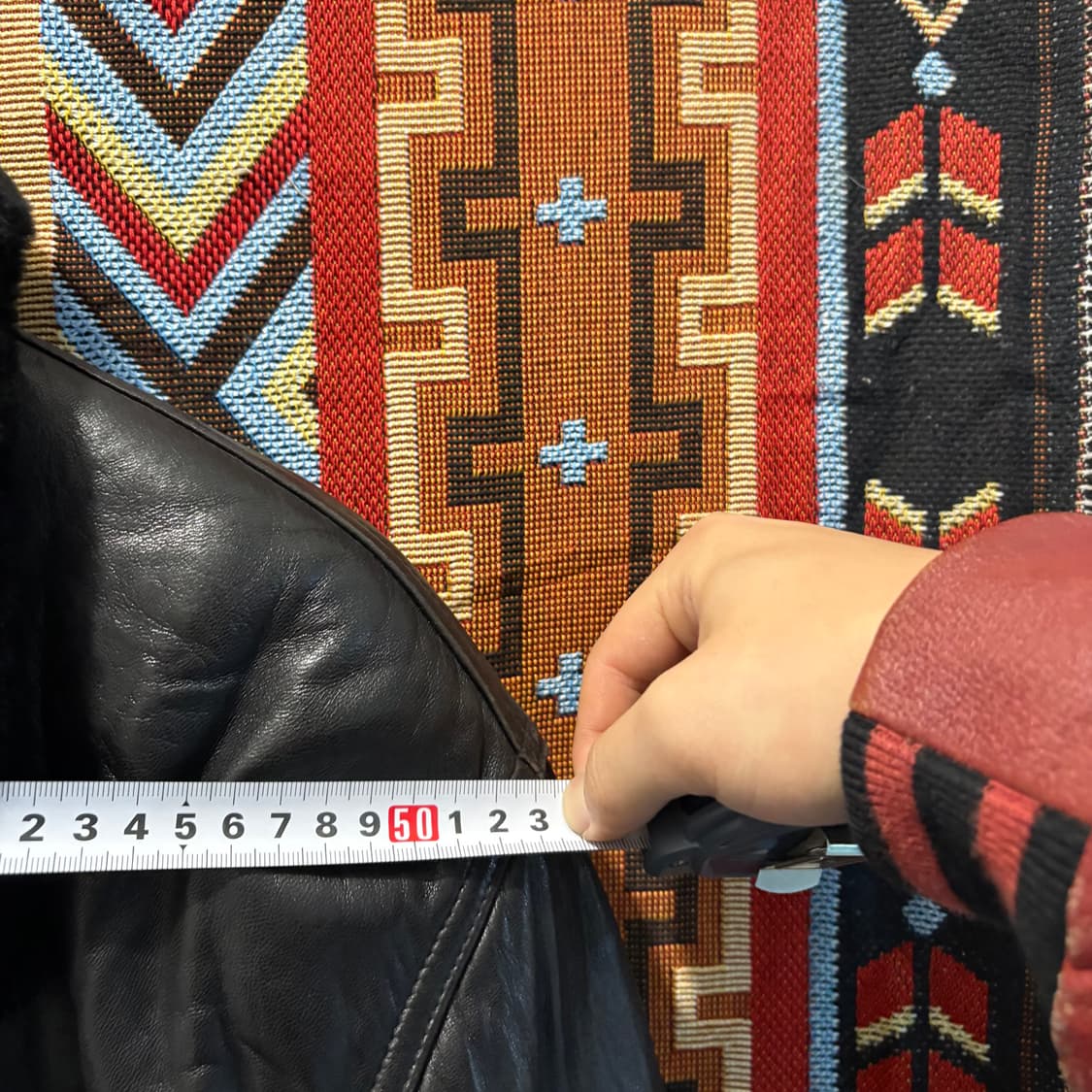 TOSKANA 빈티지 양가죽 롱 코트 레더자켓 상품이미지7