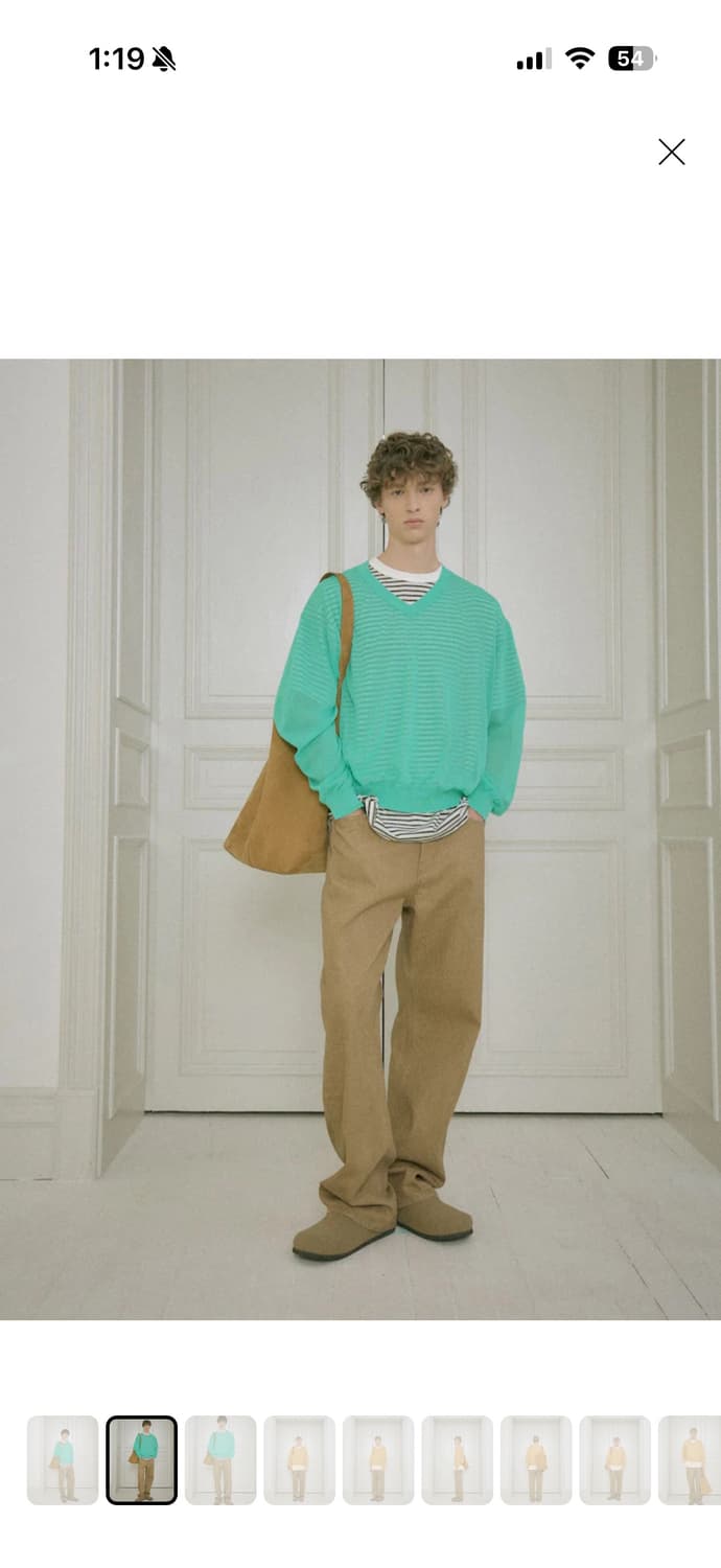 Stu 데님팬츠 베이지 상품이미지2