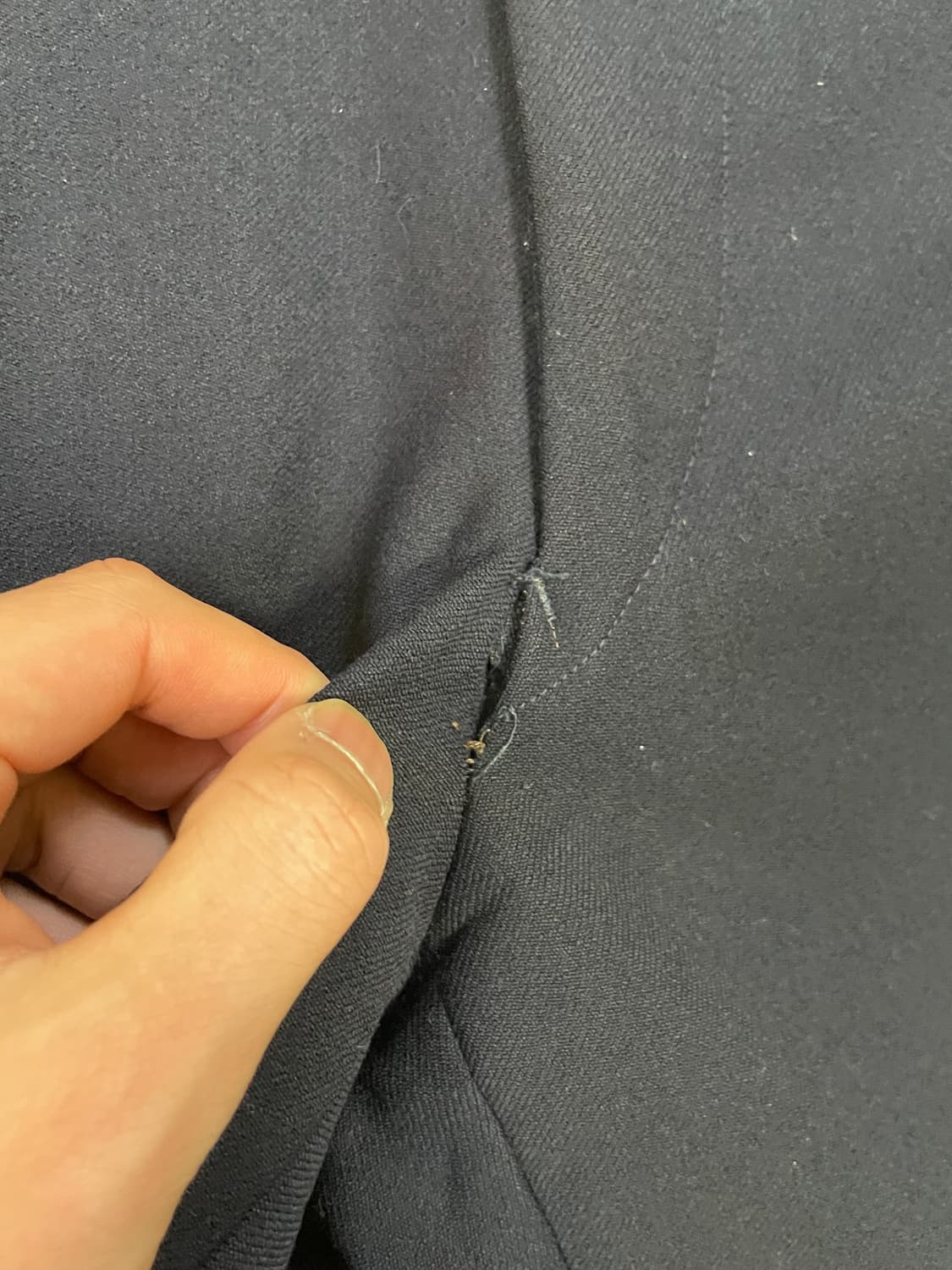 크리스찬 디올 몽슈르 네이비 울 슬랙스 J03610 상품이미지2