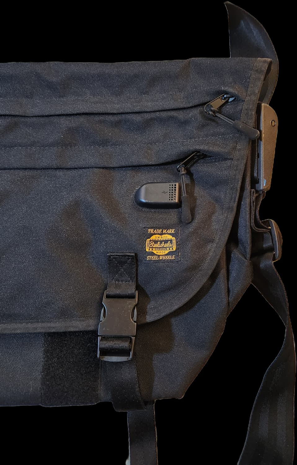 스틸휠즈x에이징ccc테크니컬메시저백/포터/블라인드파일즈/에센스룸/블랙아웃 상품이미지6