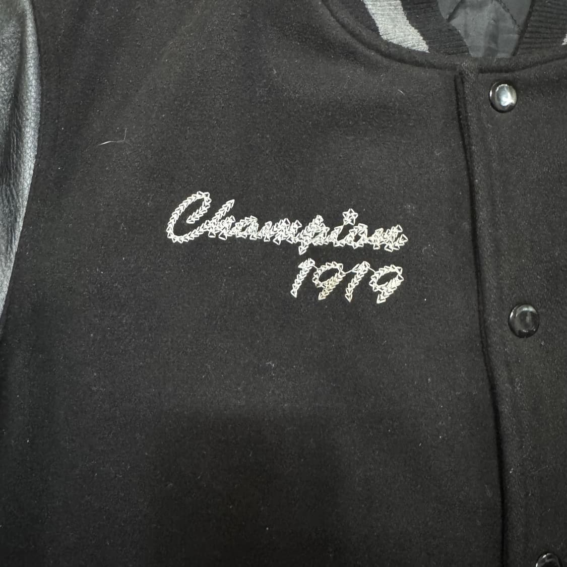 챔피온 가죽 바시티자켓 상품이미지4